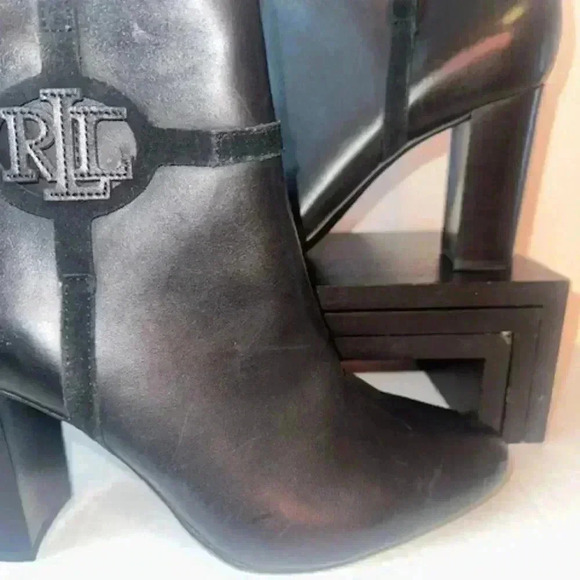 Lauren Ralph Laurens high-heeled Marleigh‎ bootie - Picture 6 of 6